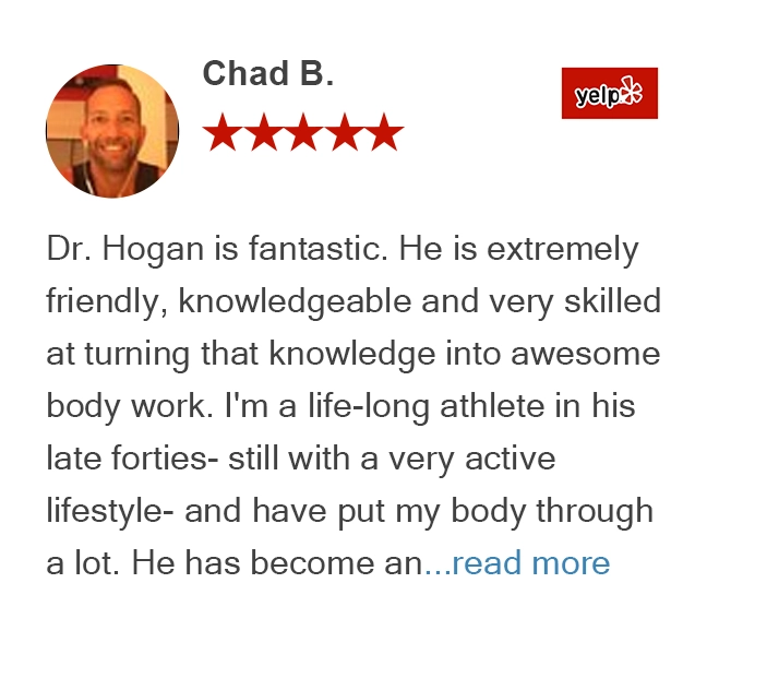 Chad B at Active body chiropractic culver city